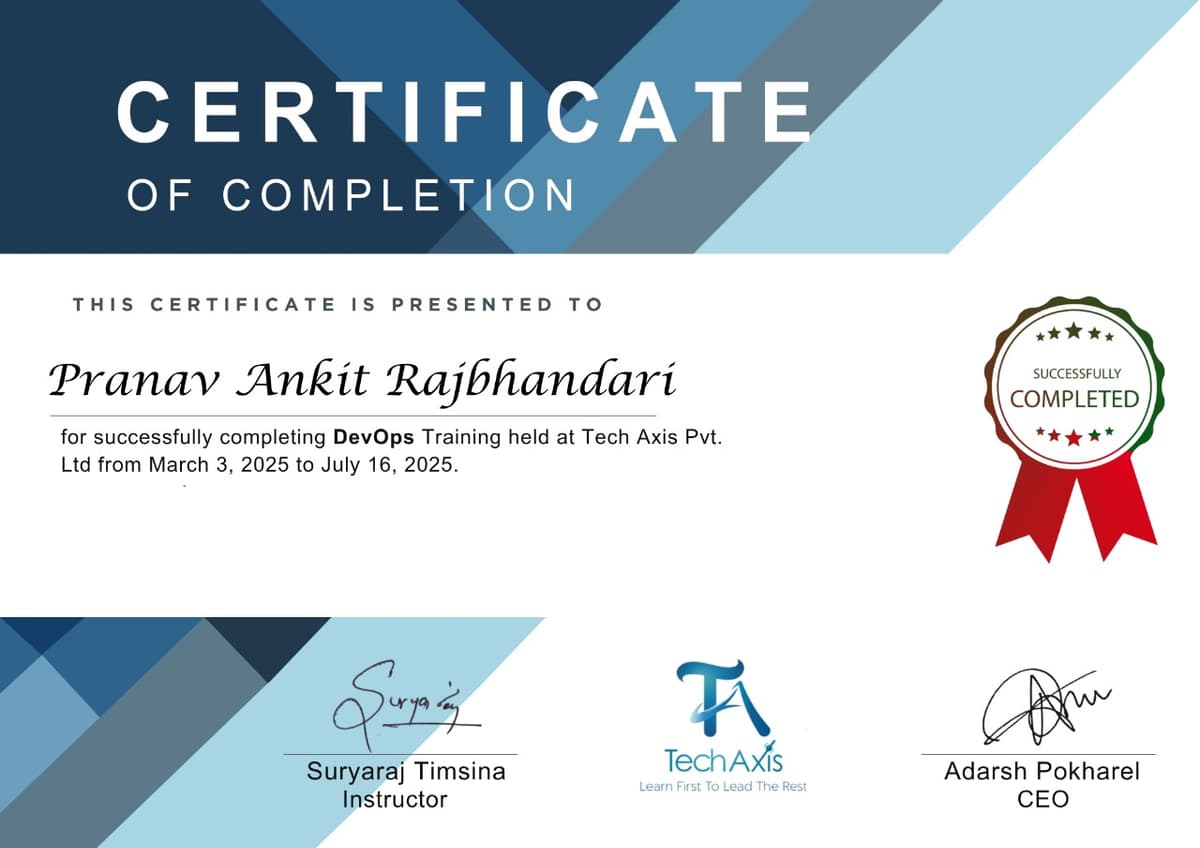 DevOps Certificate